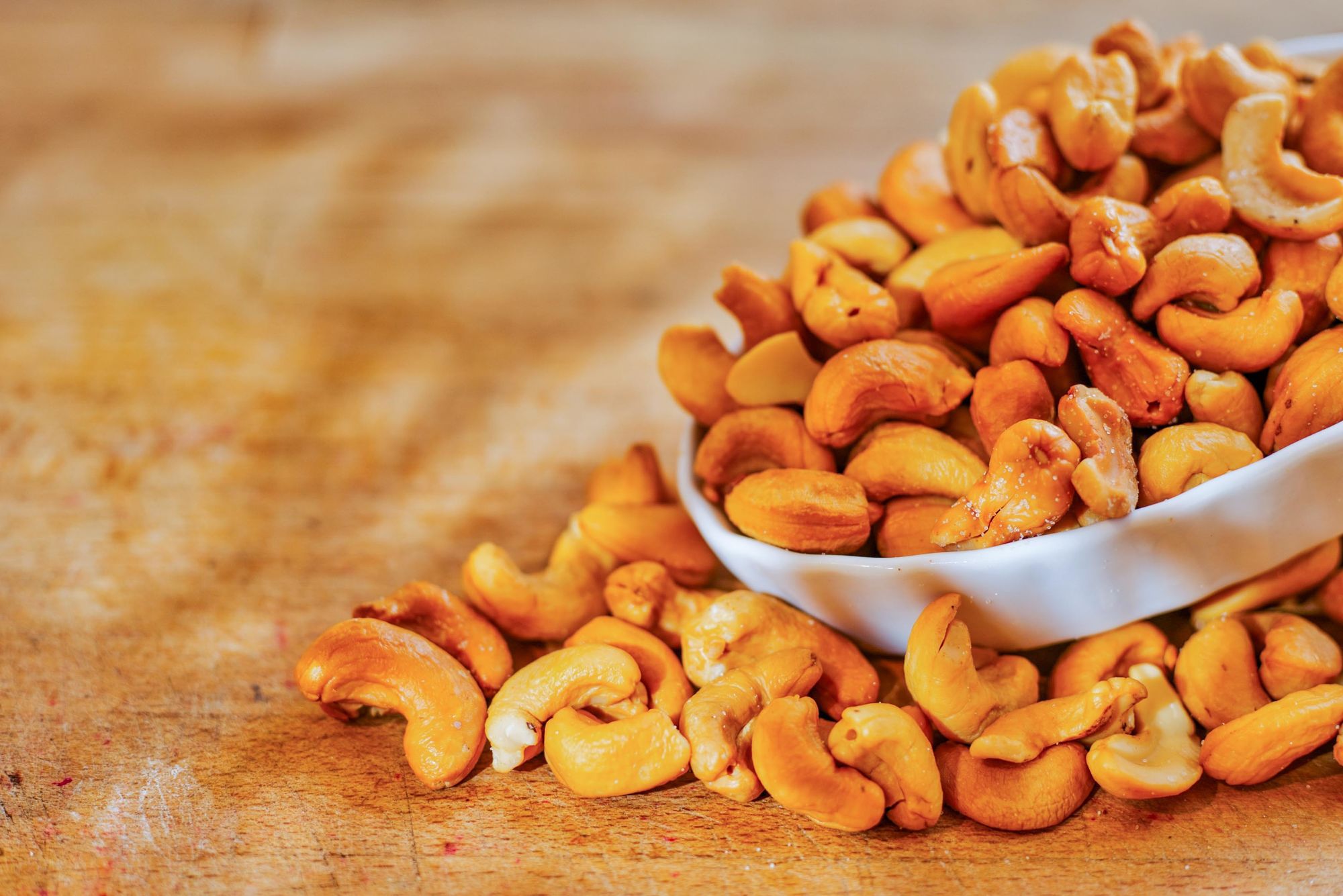 Cashewnoten gebrand gezouten
