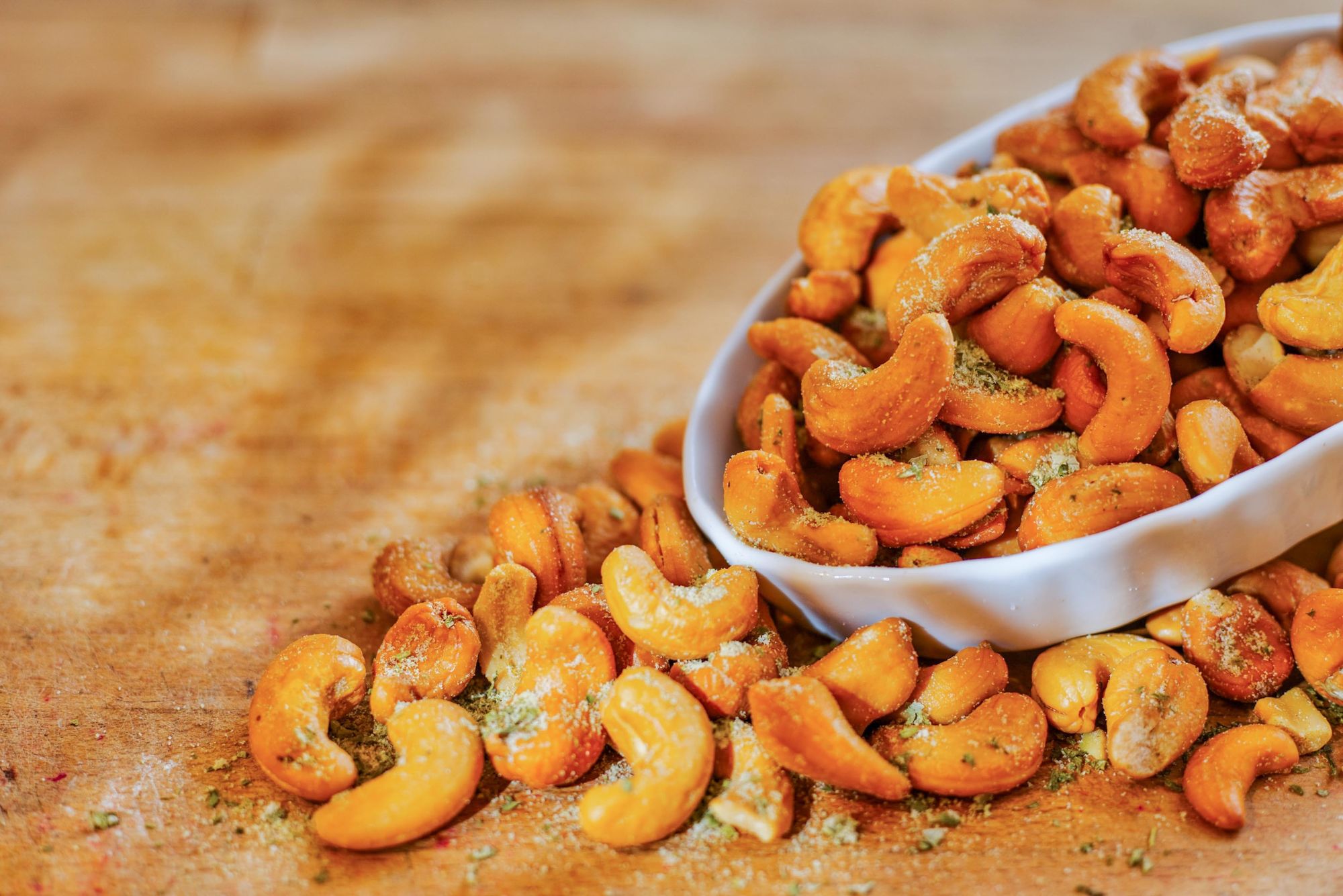 Cashewnoten gebrand provençaalse kruiden